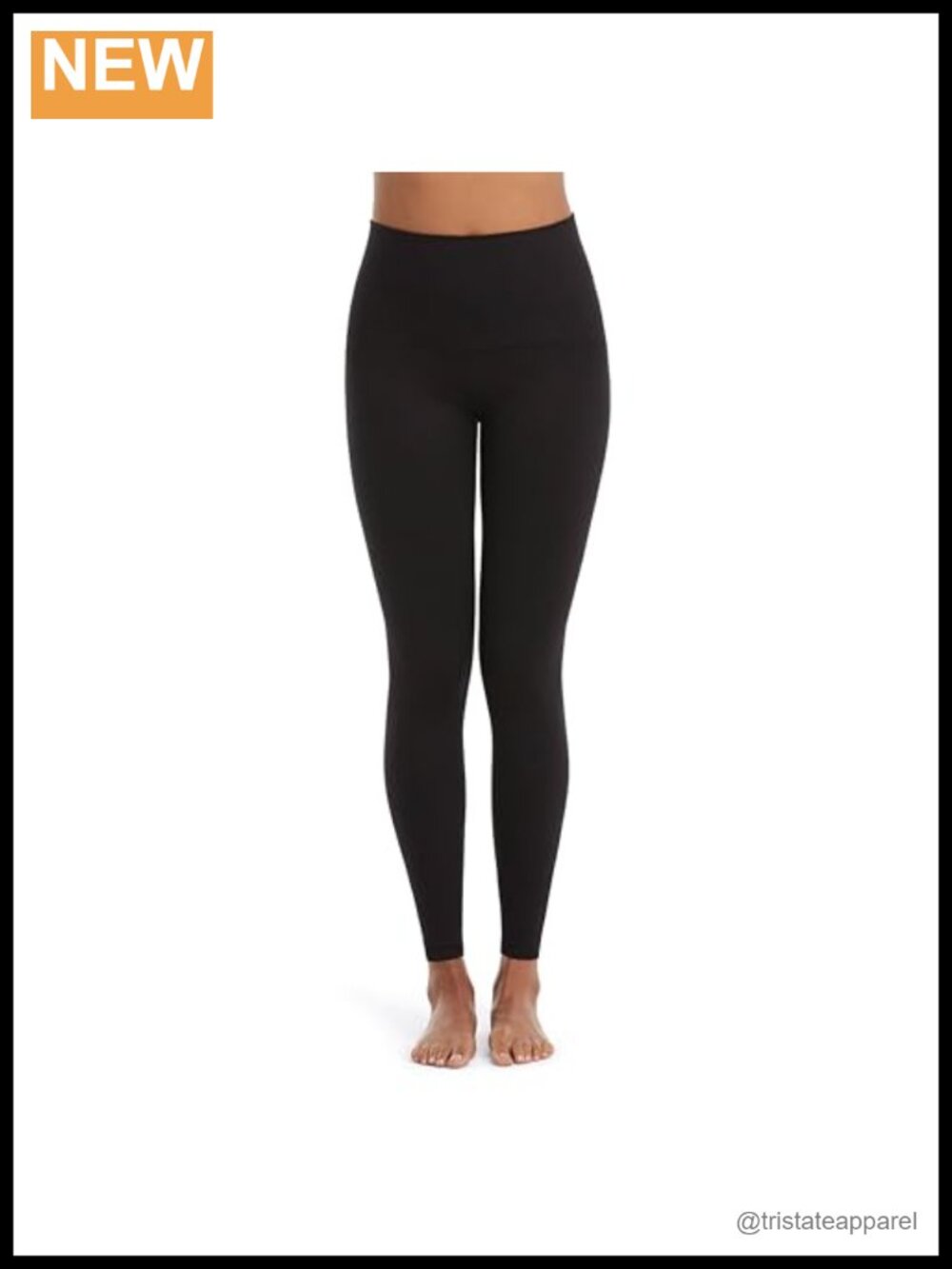 Seamless Compression Leggings Tummy Control Mid Rise Ankle Everyday Running